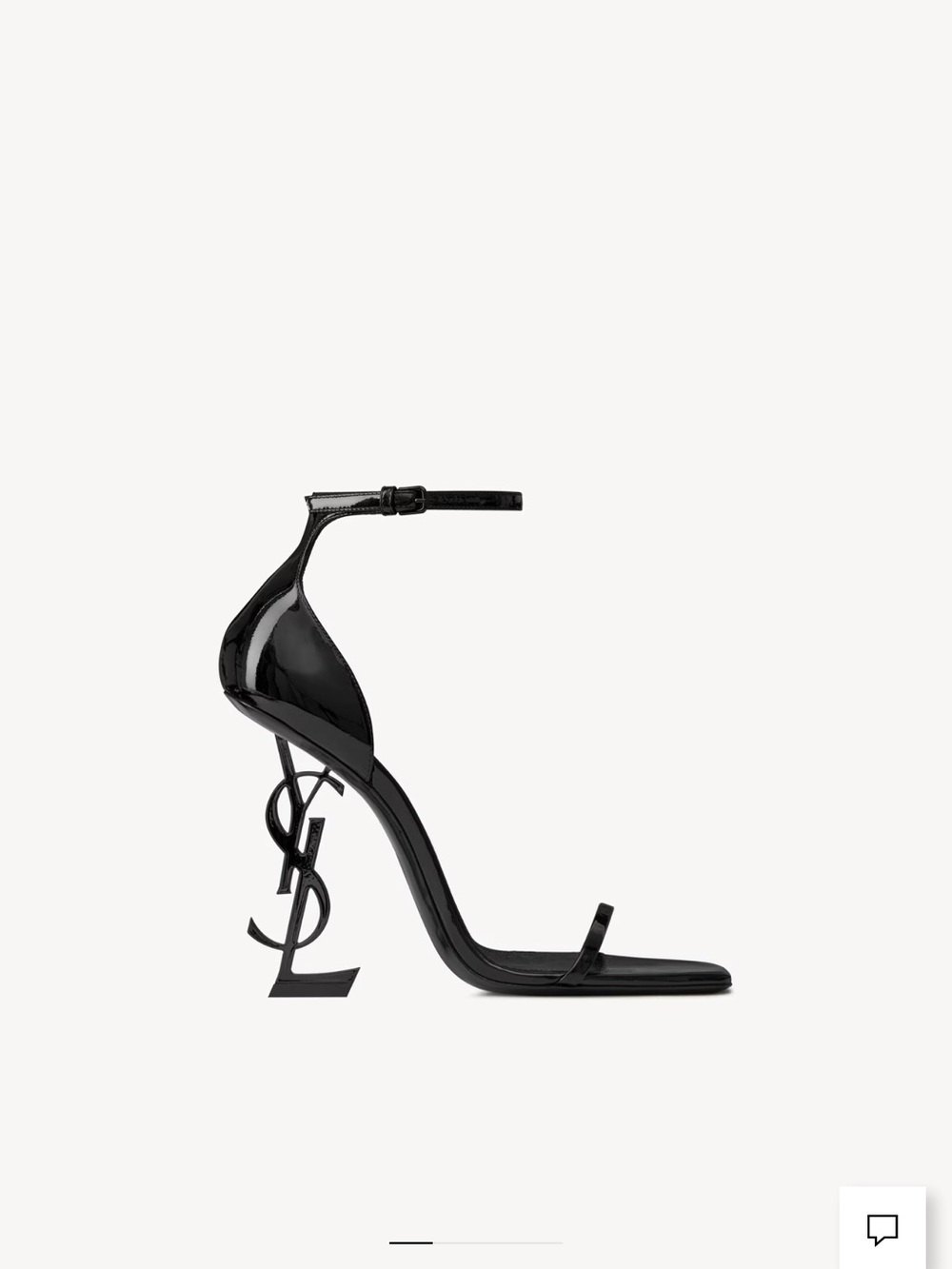 Yves Saint Laurent OPYUM SANDALS IN PATENT LEATHER black - Picture 4 of 6